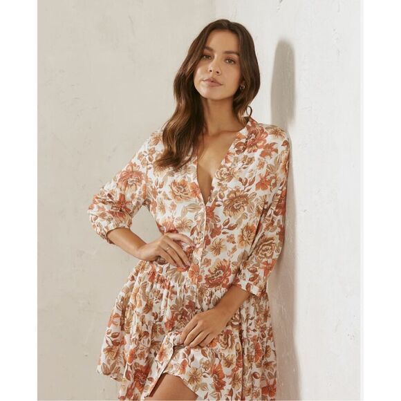 NWT Iris Maxi The Label Floral Dress-SIZE 8 - Picture 1 of 11